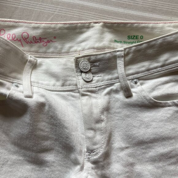 Lilly Pulitzer White Jeans - Picture 4 of 5